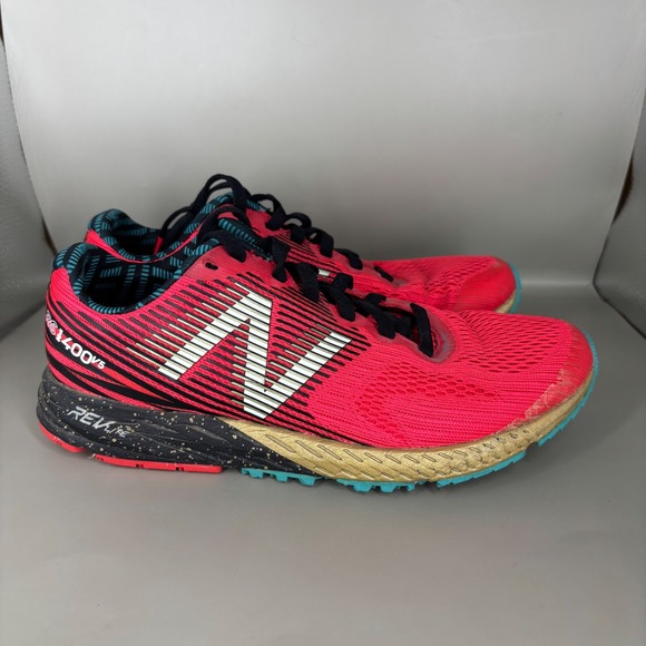 New Balance Shoes - New Balance 1400v5 NYC Marathon Pink Gold Running Shoes W1400NY5 Womens 6.5